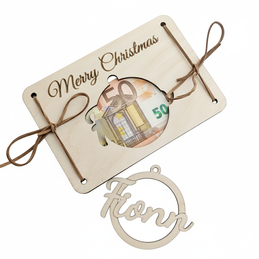 Christmas Cash Gift Bauble