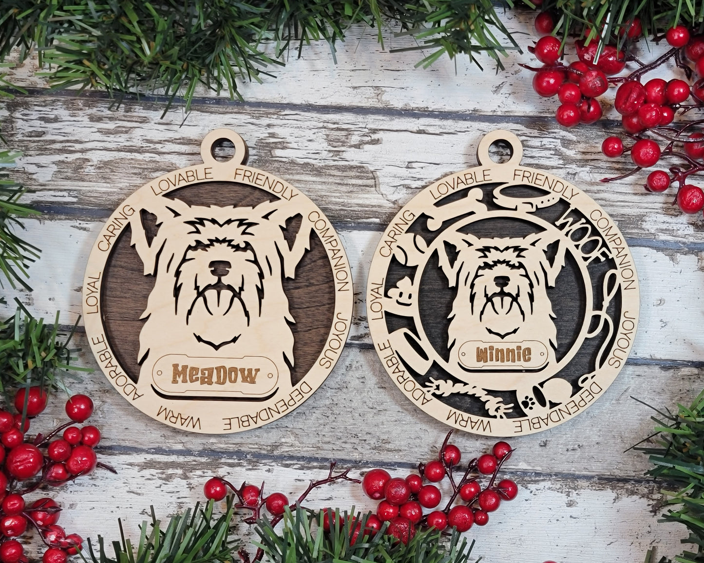 Yorkshire Terrier Christmas Ornament