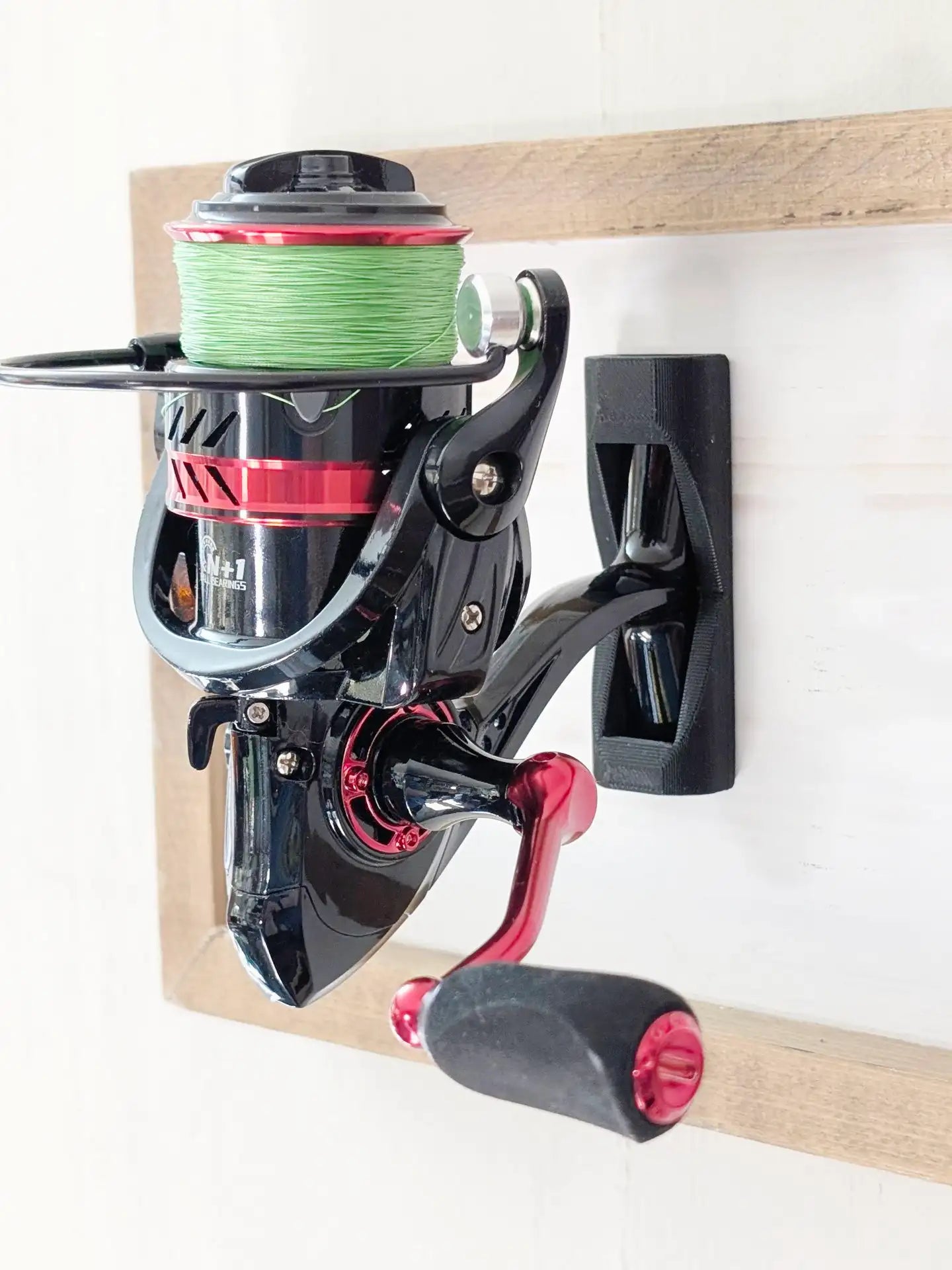 fishing reel wall bracket