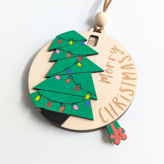 Christmas Tree Countdown Ornament