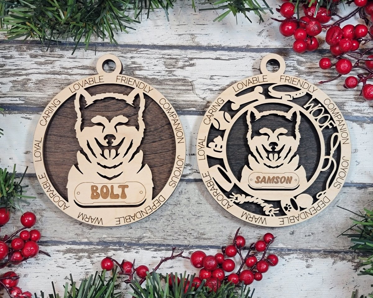 Customisable Adorable Dog Breed Ornaments