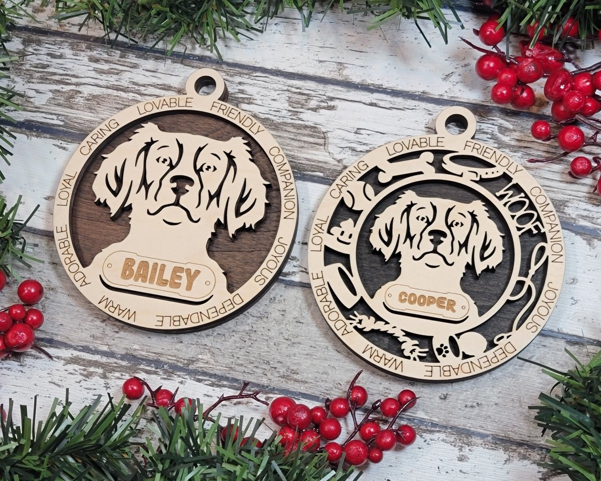 Customisable Adorable Dog Ornaments
