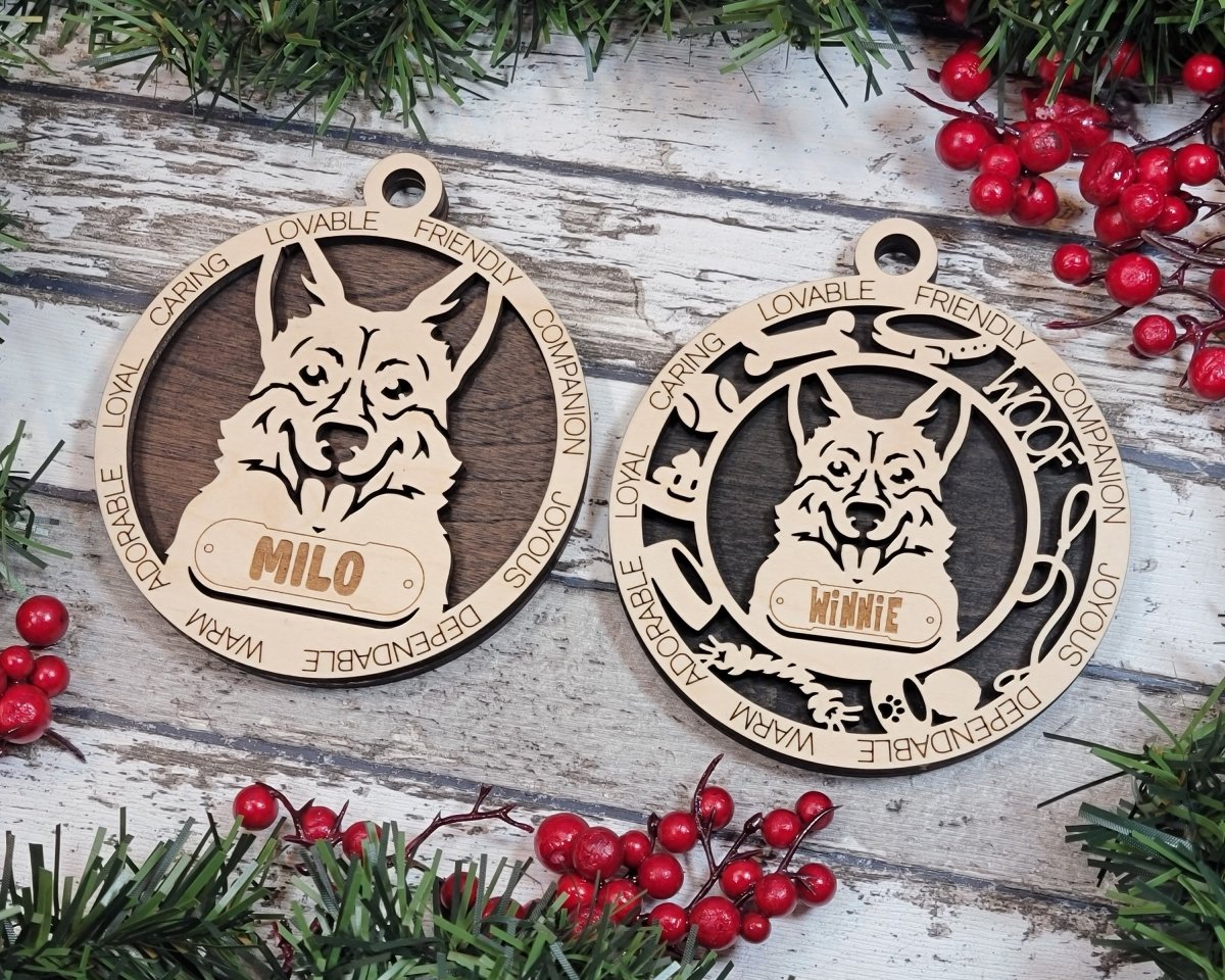 Customisable Adorable Dog Ornaments