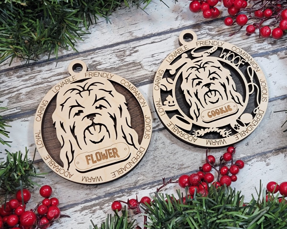 Customisable Adorable Dog Ornaments