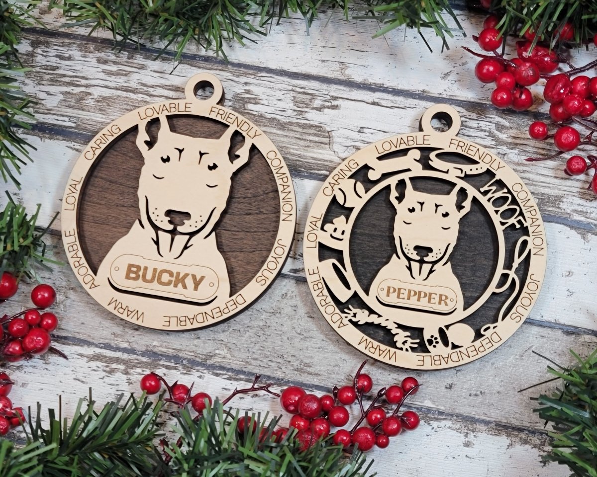 Customisable Adorable Dog Breed Ornaments