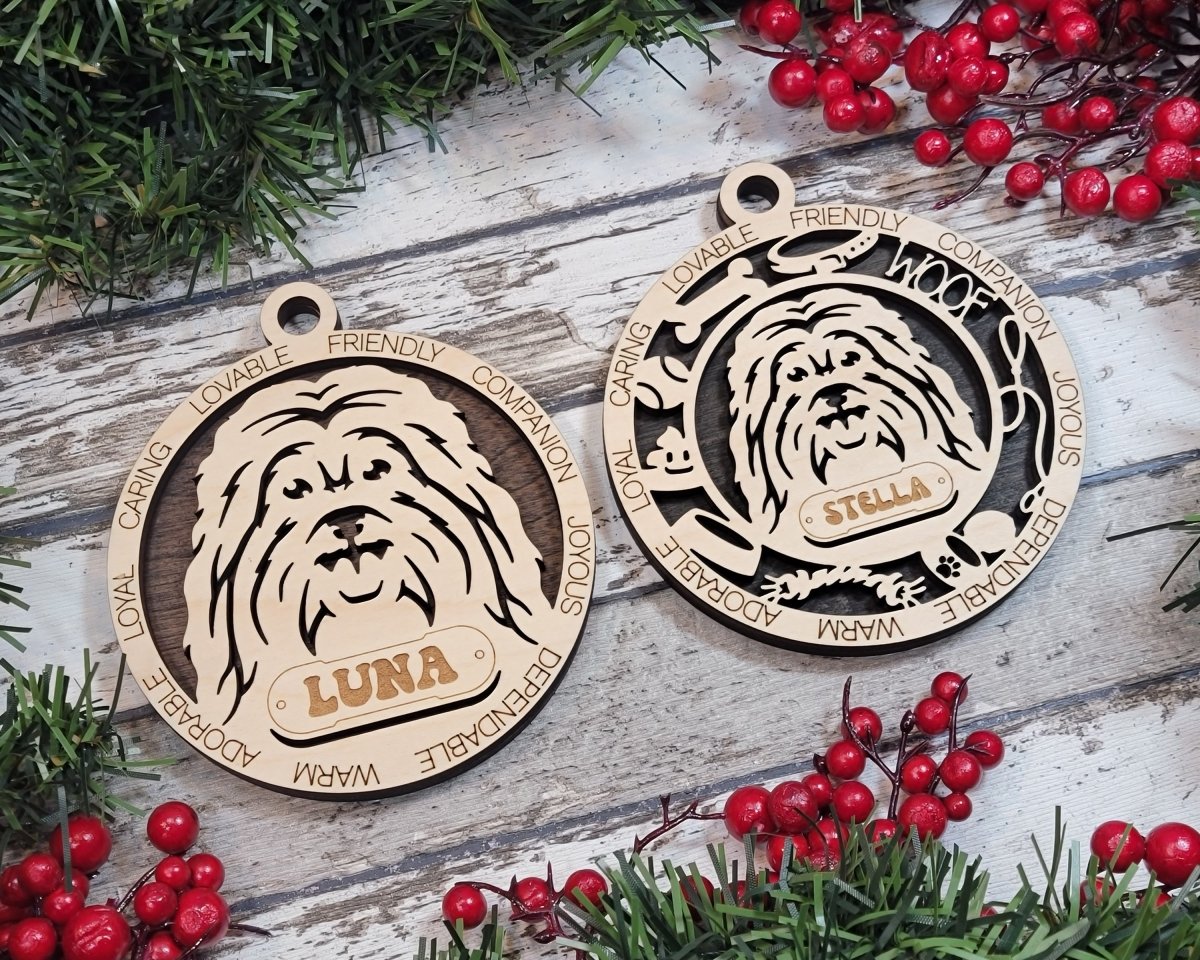 Customisable Adorable Dog Breed Ornaments