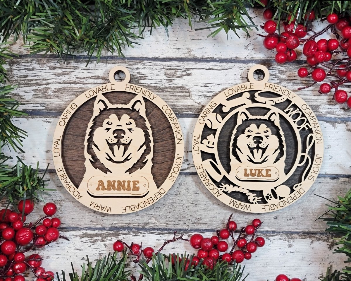 Customisable Adorable Dog Breed Ornaments