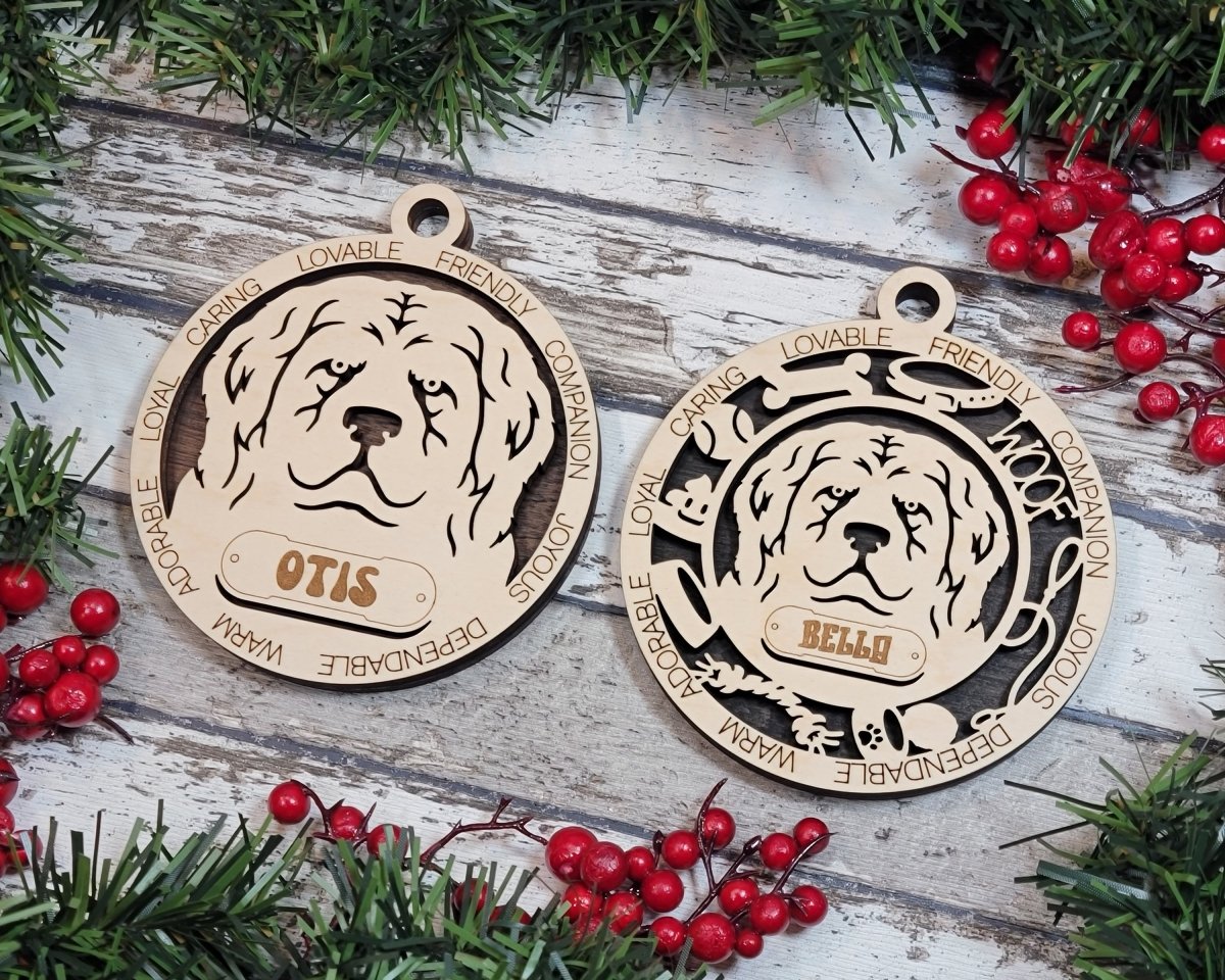 Customisable Adorable Dog Ornaments