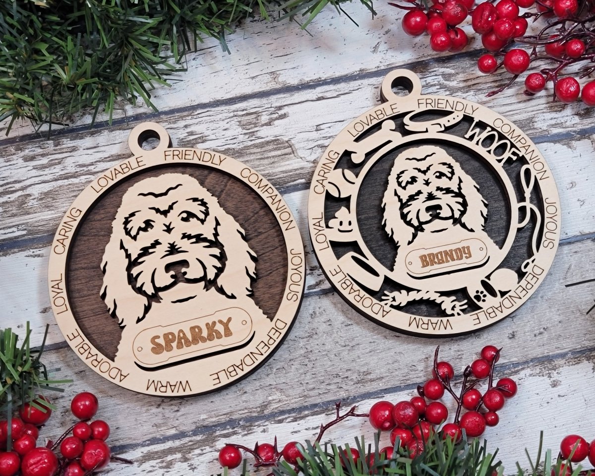 Customisable Adorable Dog Breed Ornaments
