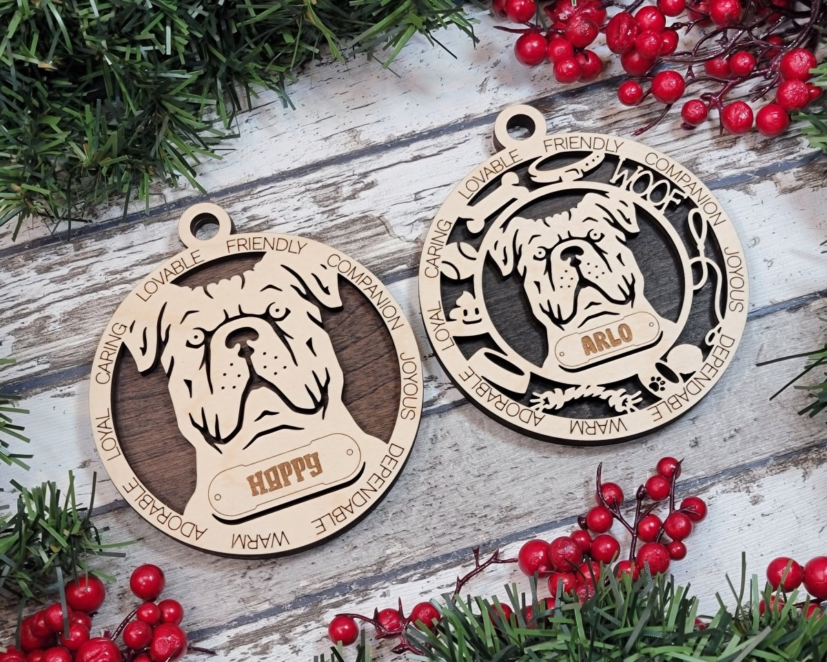 Customisable Adorable Dog Ornaments
