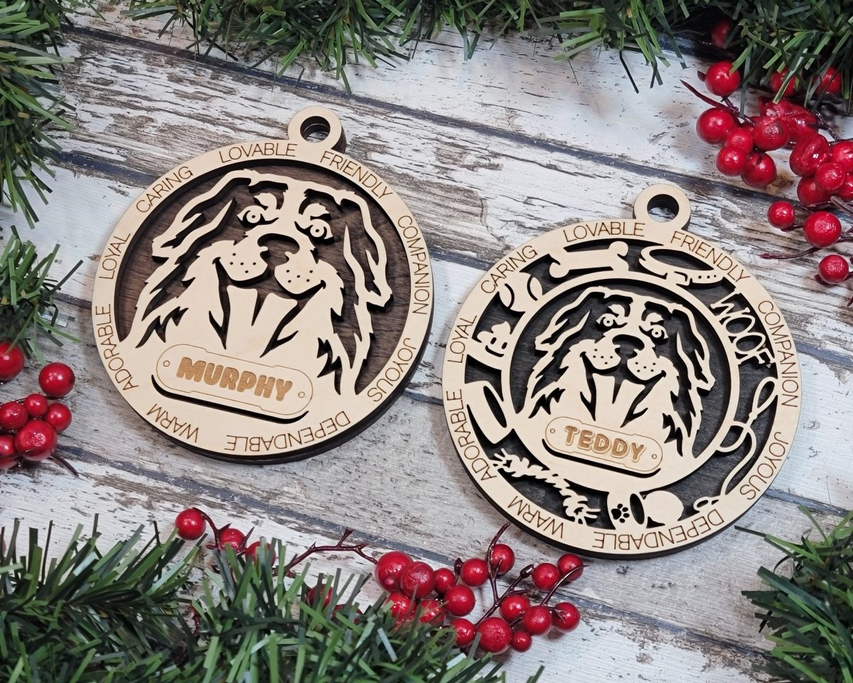 Customisable Adorable Dog Breed Ornaments