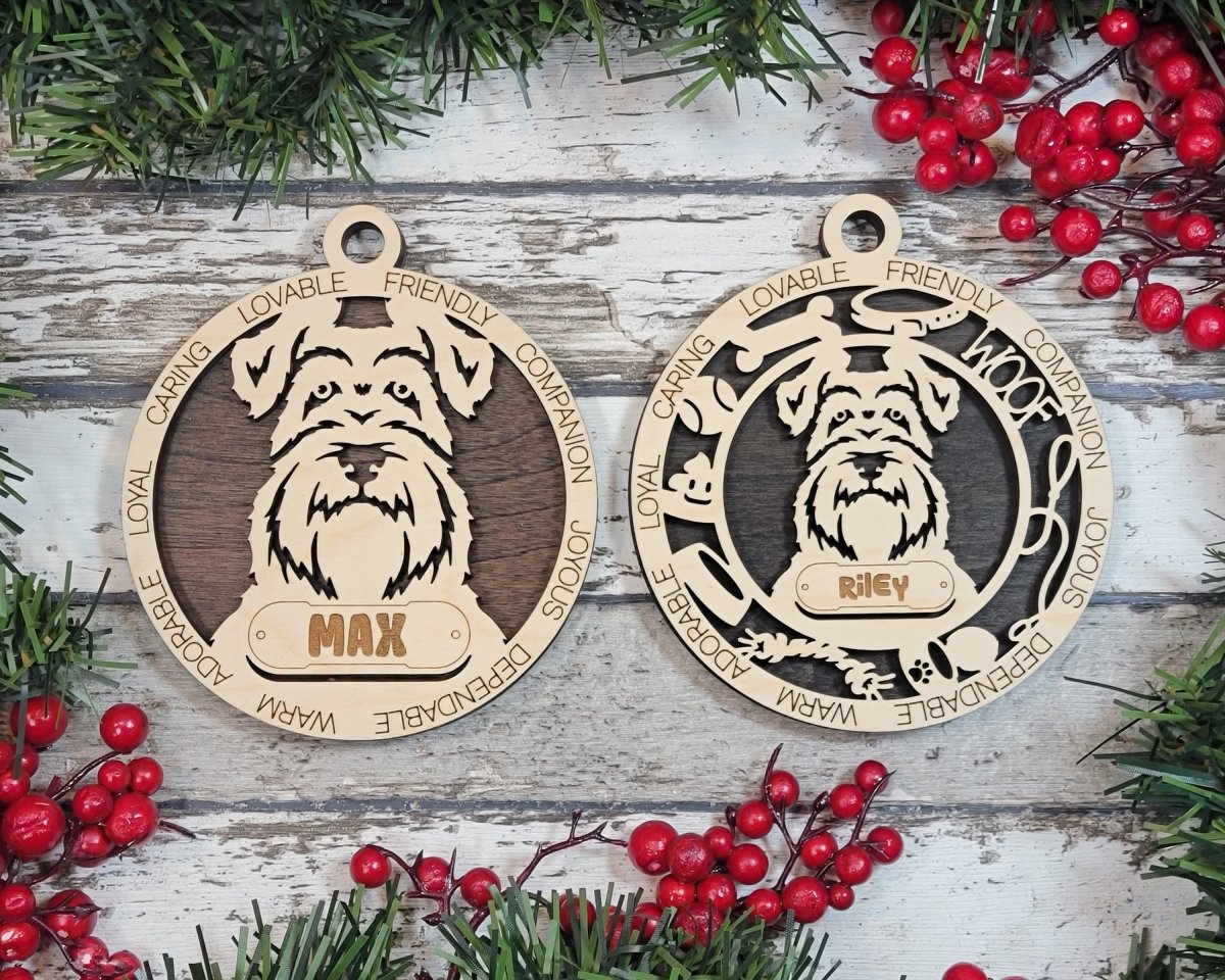 Customisable Adorable Dog Breed Ornaments