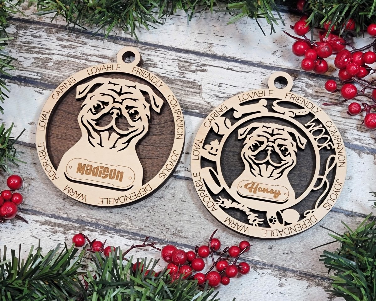 Customisable Adorable Dog Ornaments