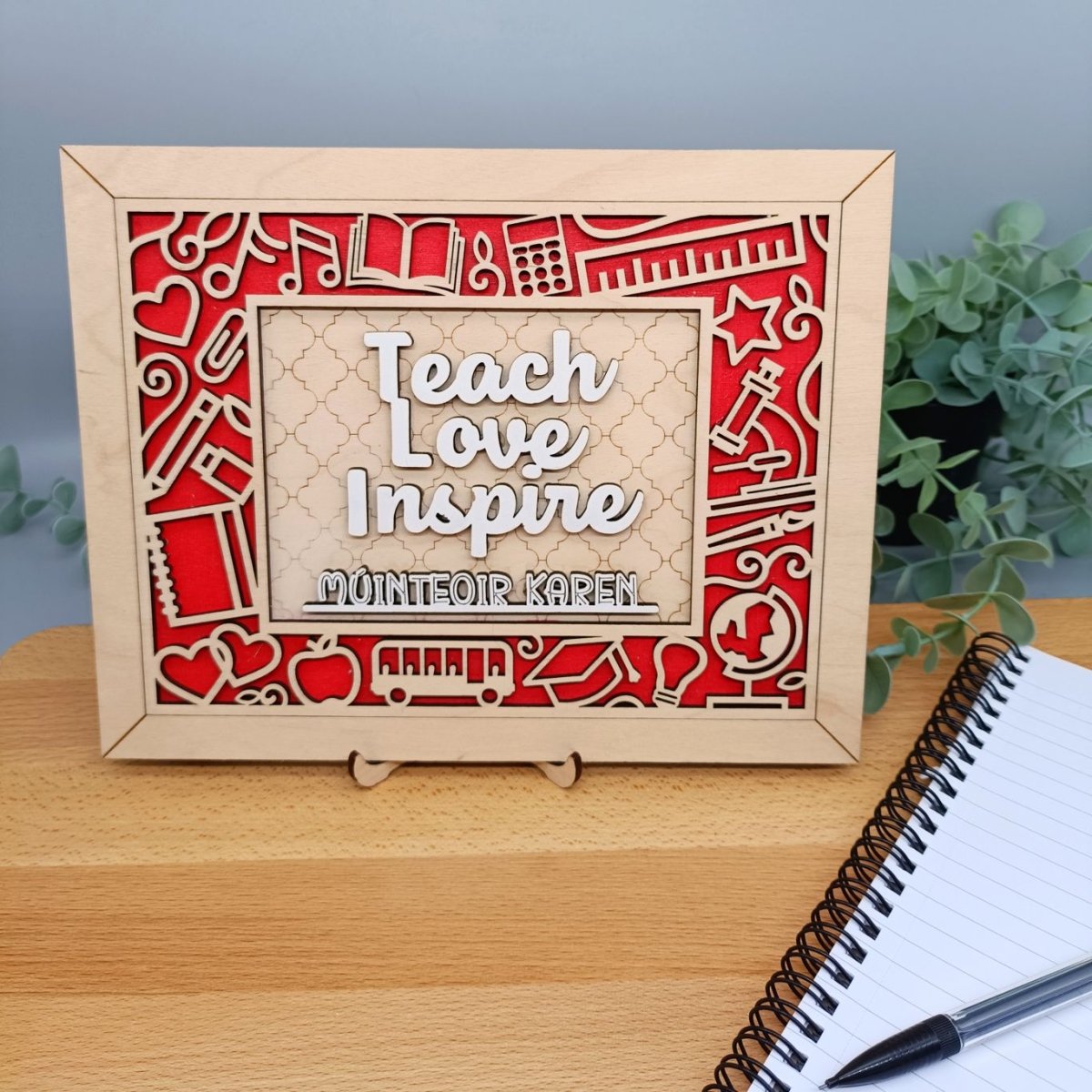 Personalised Teacher Plaque