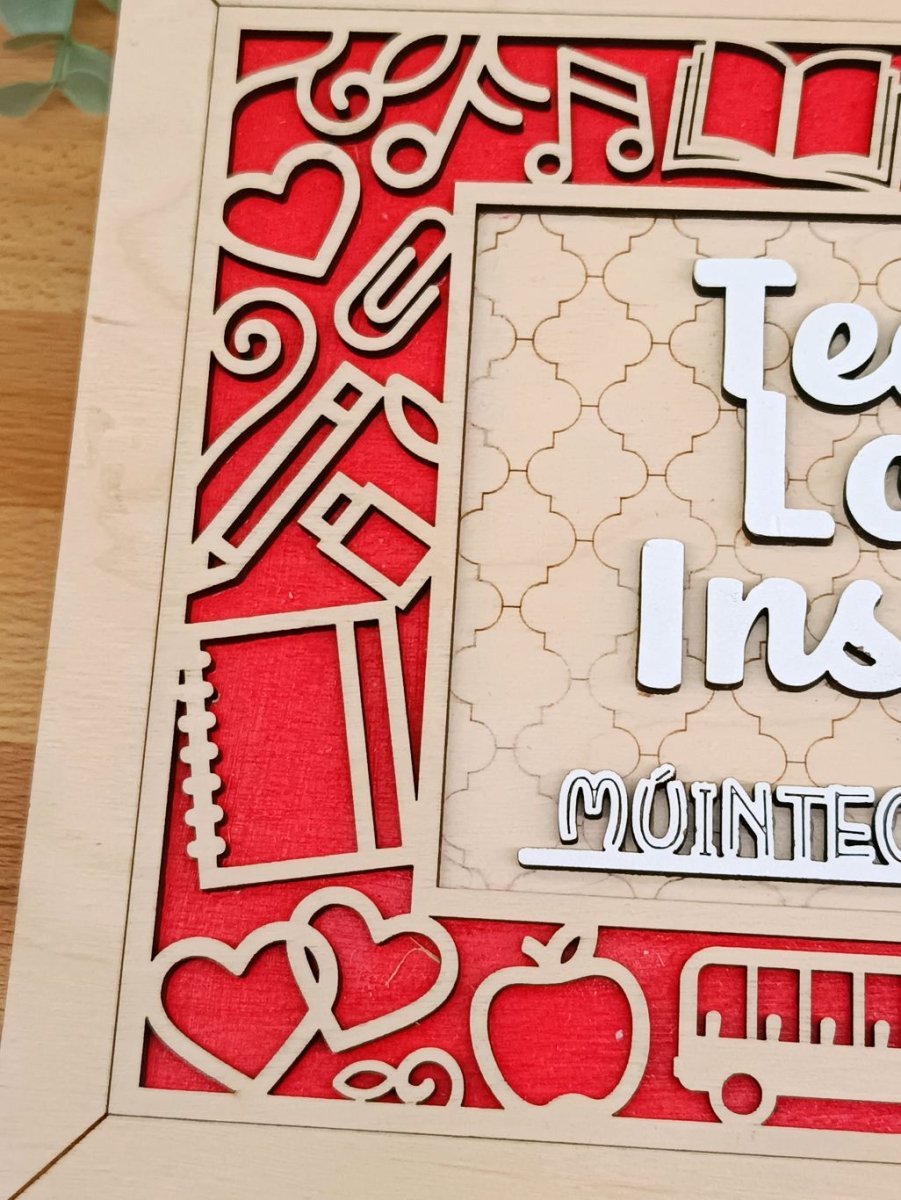 Personalised Teacher Gift Sign