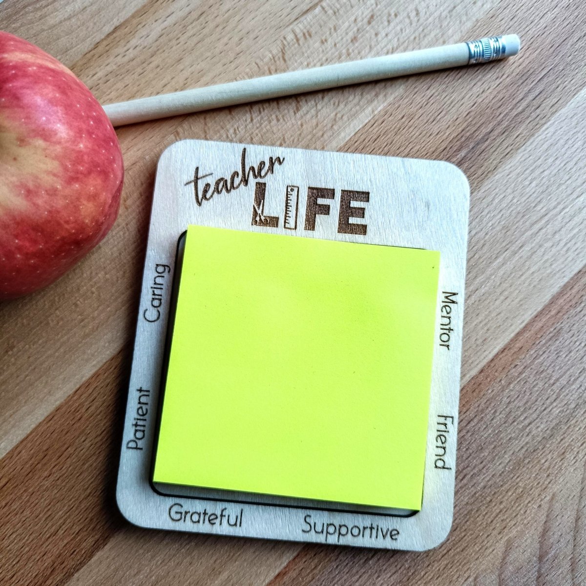 End of term teacher gift sticky note holder