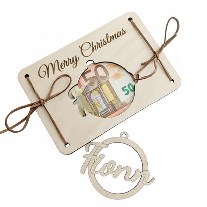 Christmas Cash Gift Bauble
