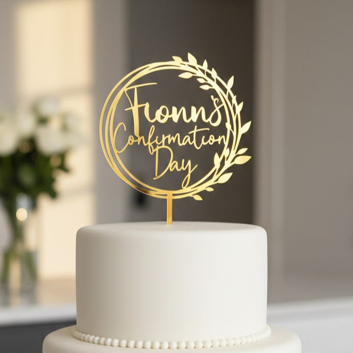 Confirmation Cake Topper