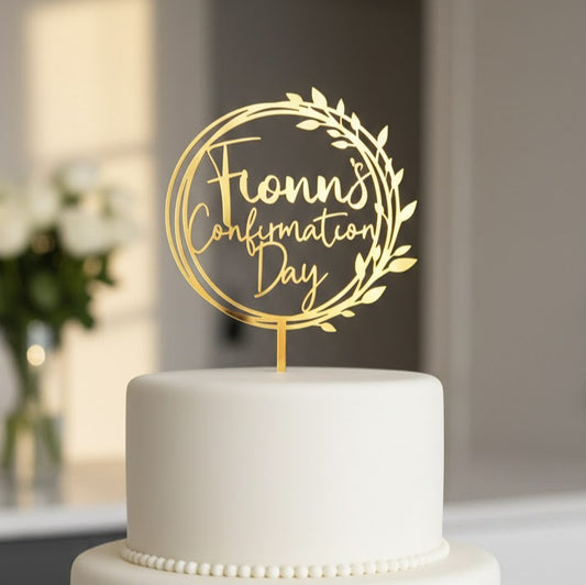 Confirmation Cake Topper
