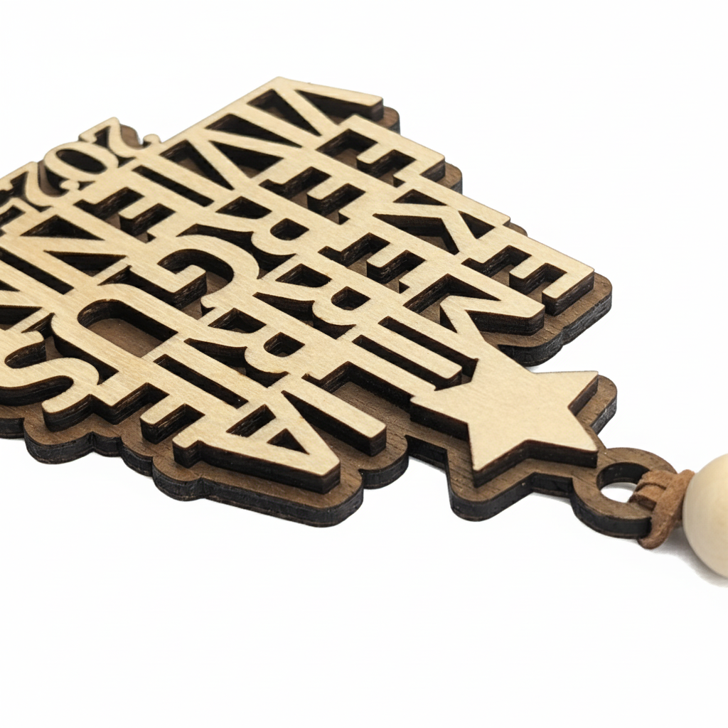 Family Name Christmas Tree Ornament