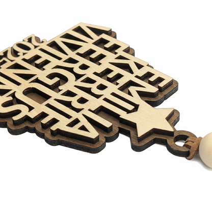 Family Name Christmas Tree Ornament