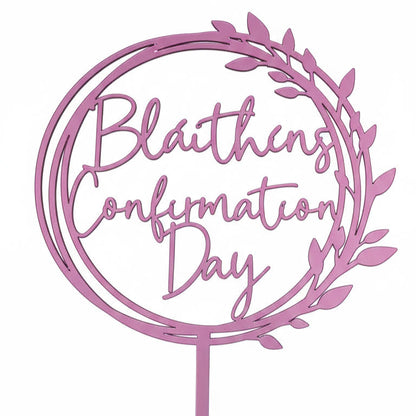 Confirmation Cake Topper
