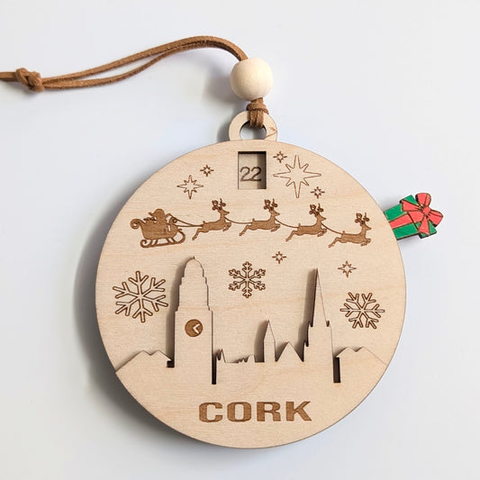 Cork City Christmas Countdown Ornament