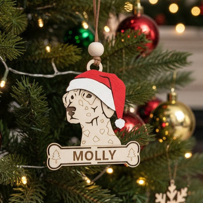 Dalmatian dog ornament for Christmas