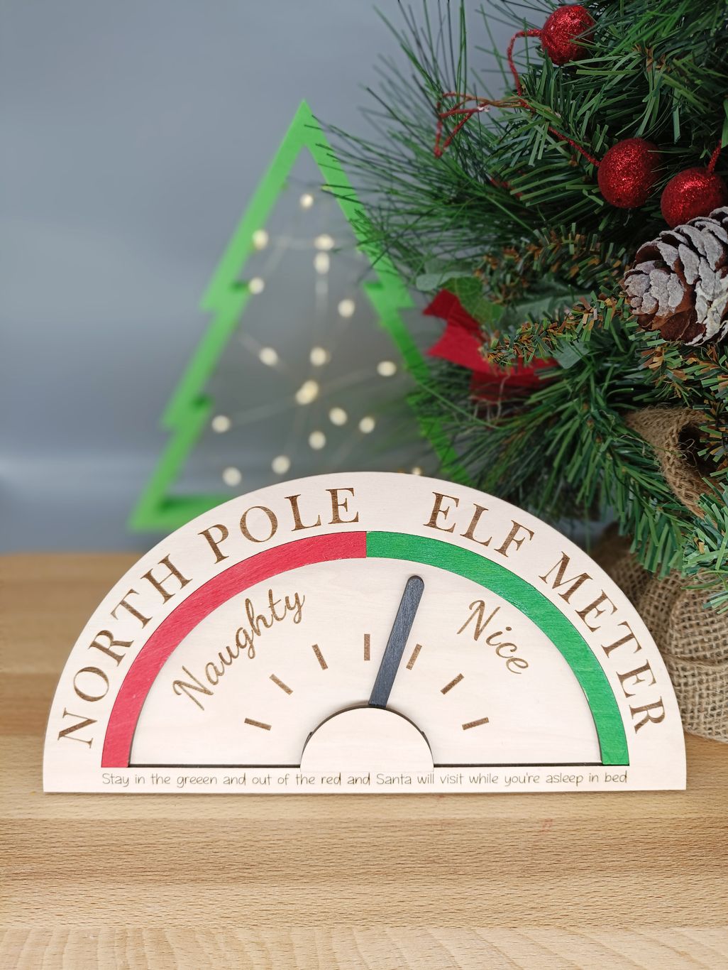 naughty or nice meter Elf on the shelf idea.