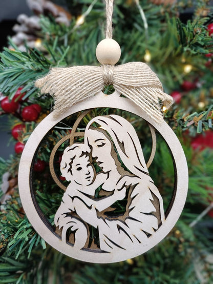 In Mary's arms - Christmas Story Ornament