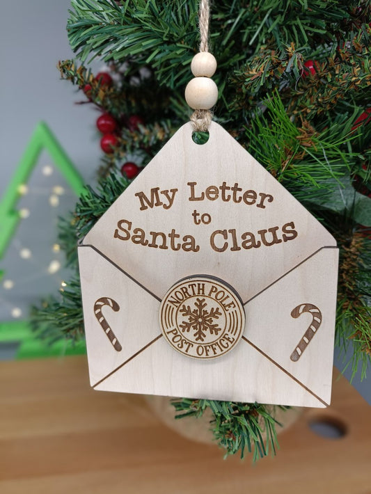 Letter to santa decoration