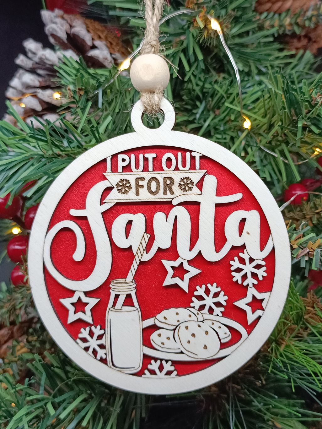 Adult humour funny Christmas tree ornament