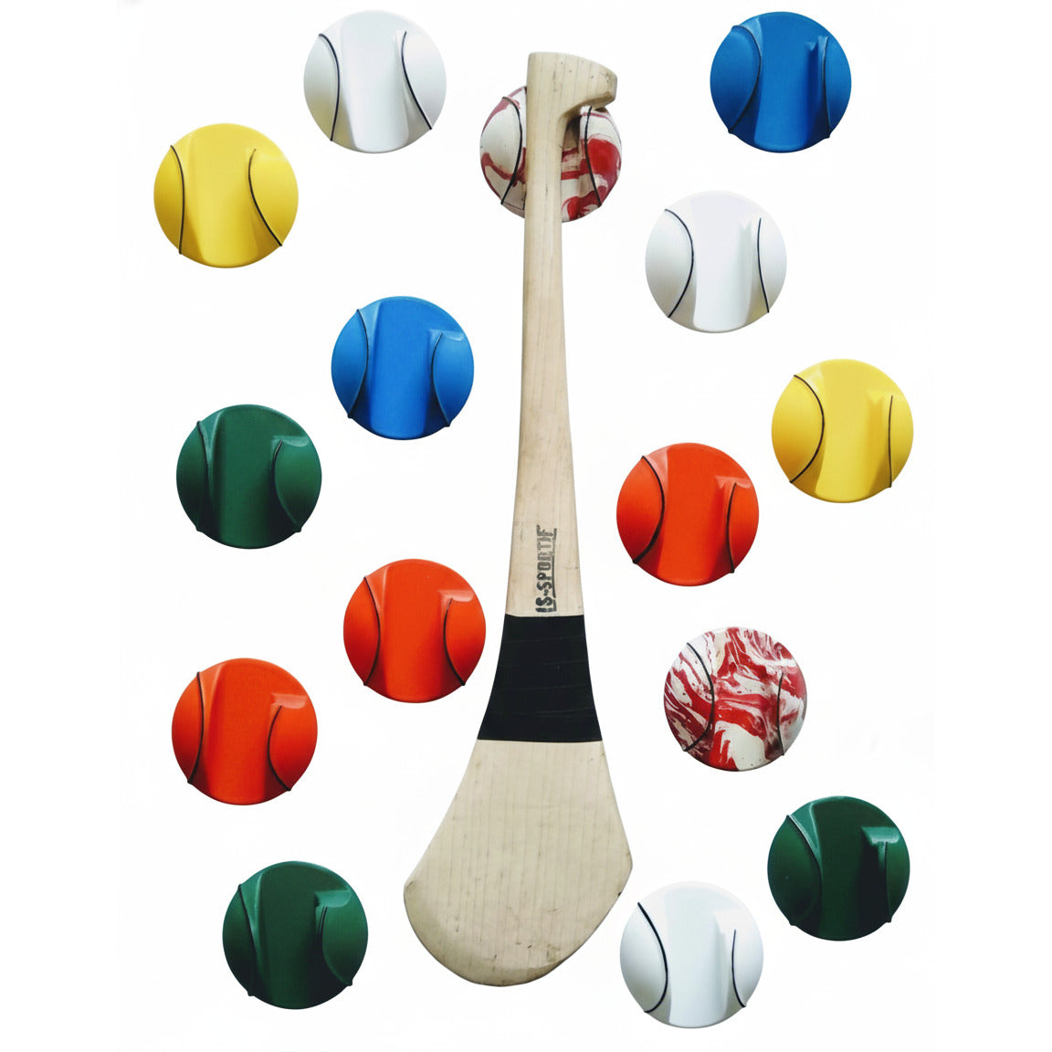Wall Mounted Hurley Holder. Hurley Storage Solutions for GAA families