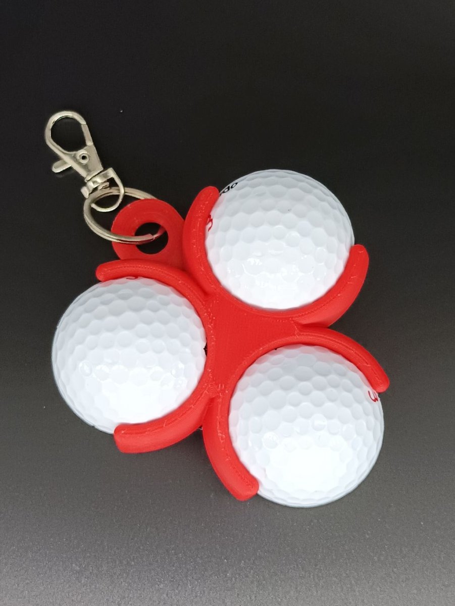 Golf ball holder keyring